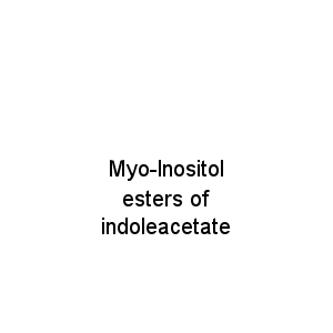 Myo-lnositol esters of indoleacetate